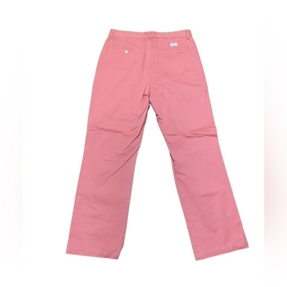 Vineyard Vines Club Pants Mens 35x32 Pink Chino Straight Leg - Picture 4 of 7